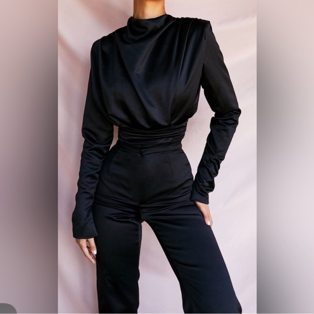 HOUSE OF CB Black Bodysuit Size Small Giselle - Picture 6 of 8